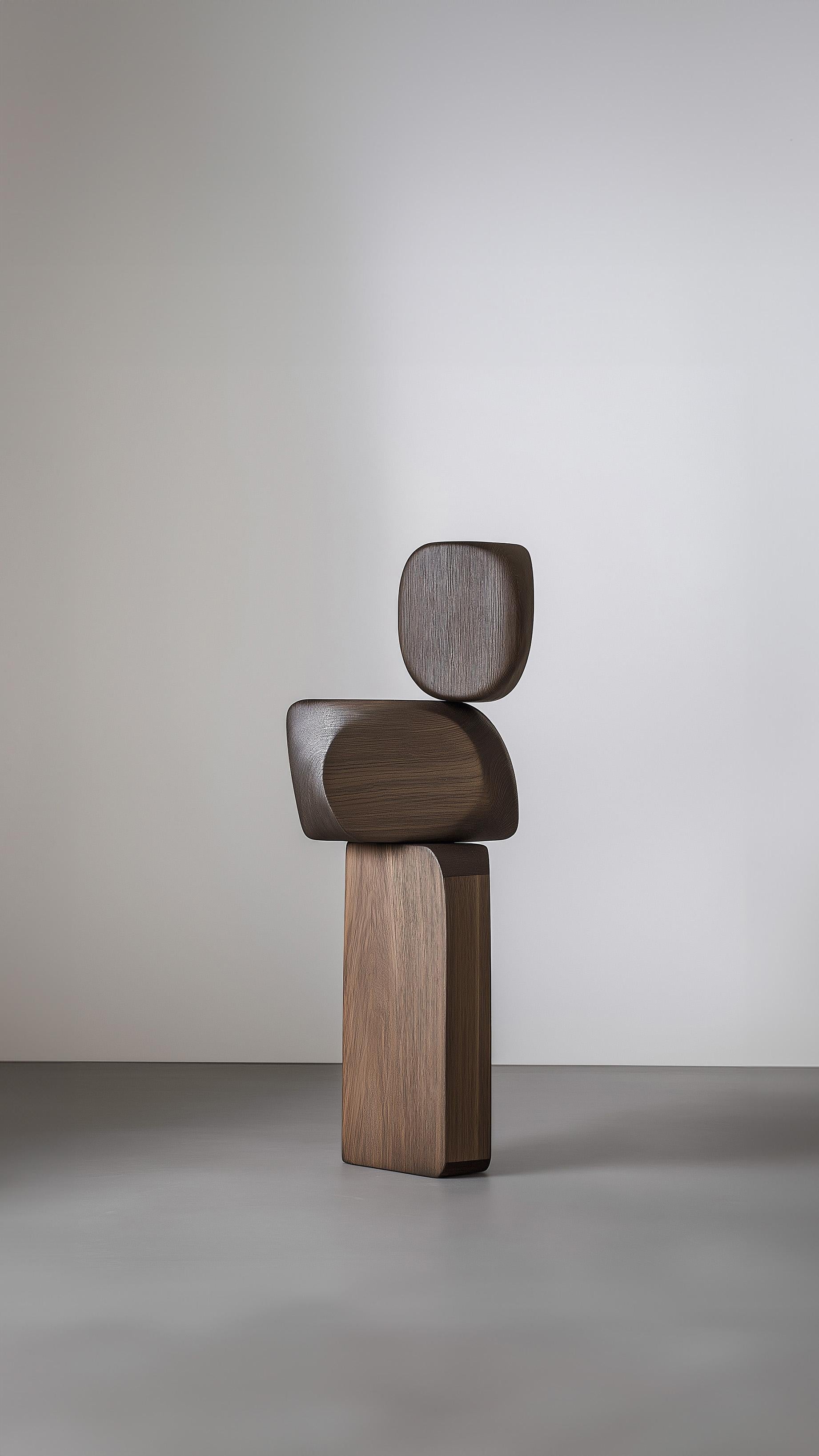 Hand-Crafted Artistic Installation Lull No37 – NONO’s Contemporary Wooden Sculpture For Sale
