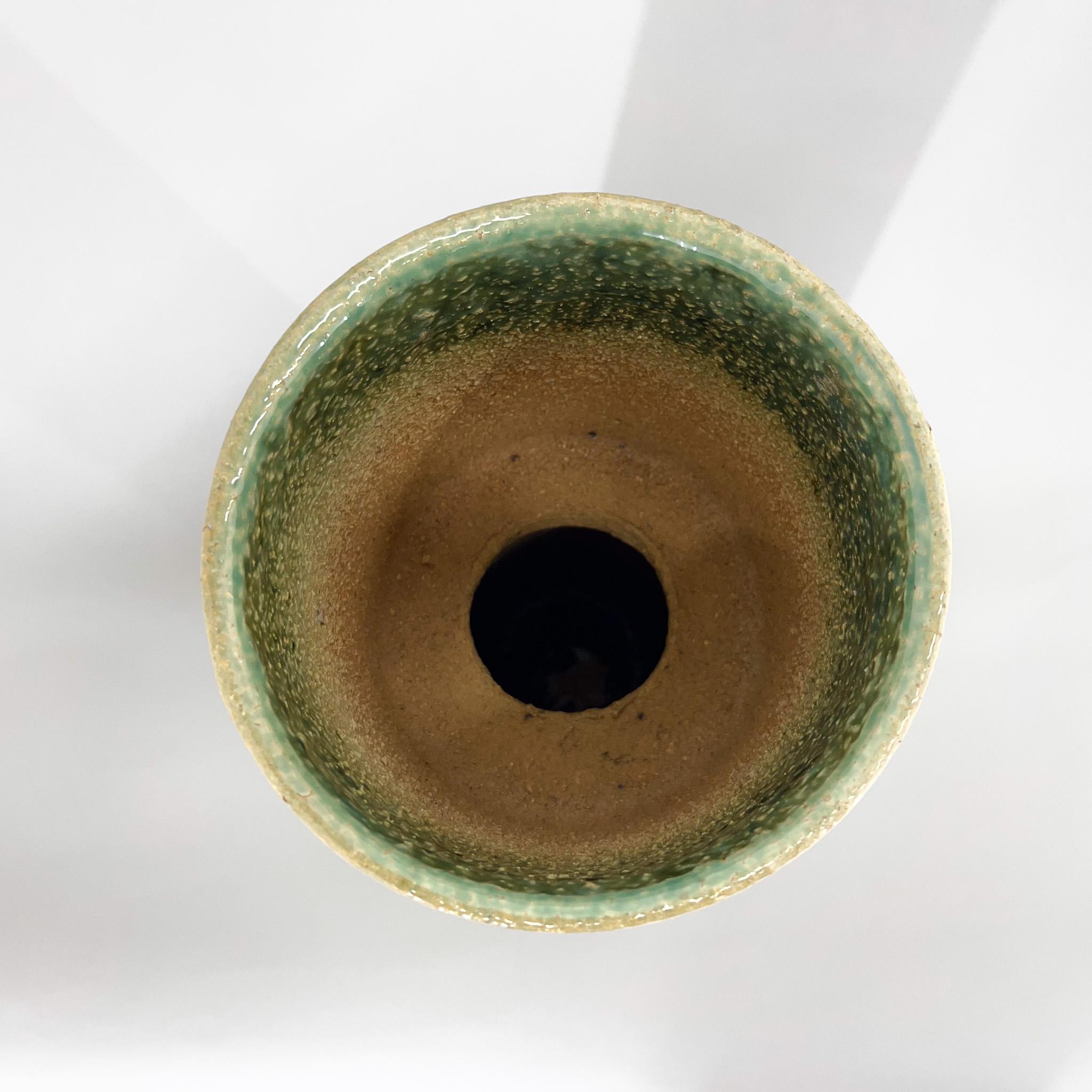 Artistic Mid-Century Ceramic Vase, Czechoslovakia For Sale 3