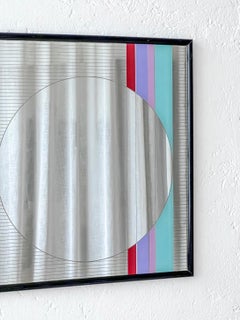 Kunst/Design-Spiegel von Eugenio Carmi für Acerbis 1980er Jahre