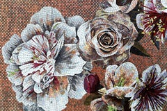 Mosaico Artístico Hecho a Mano  Dimensiones y colores personalizables