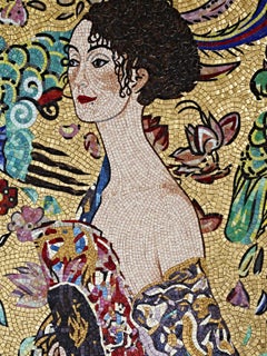 Artistic Mosaic Handmade on Aluminum Panel Dimension and Colors Customizable