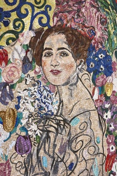 Artistic Mosaic Handmade on Aluminum Panel Dimension and Colors Customizable