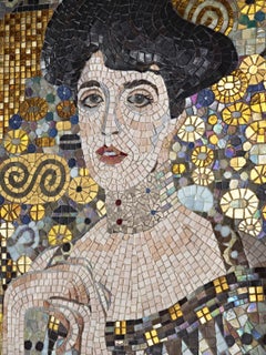 Artistic Mosaic Handmade on Aluminum Panel Dimension and Colors Customizable