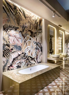 Artistic Mosaic Handmade on Aluminum Panel Dimension and Colors Customizable