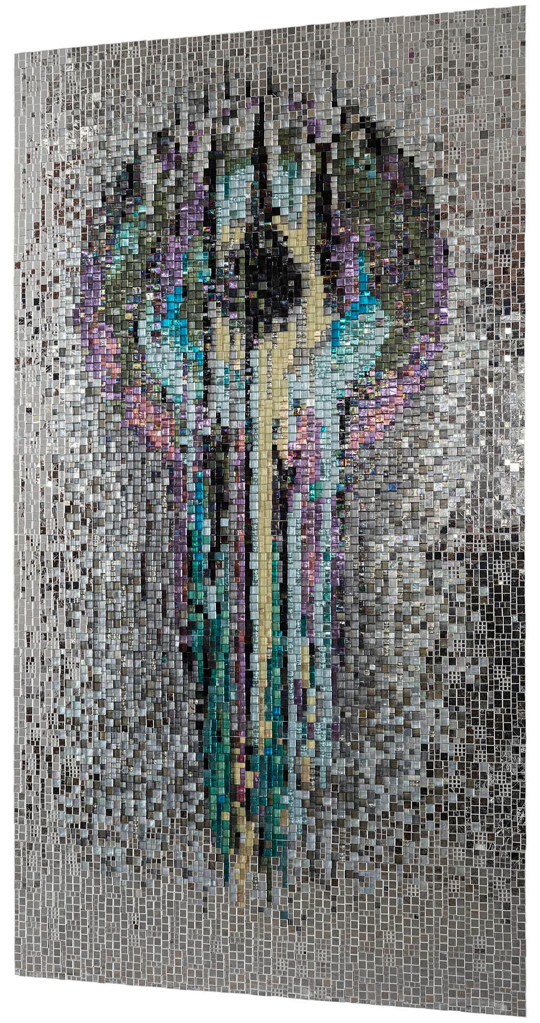 Die Herstellung eines künstlerischen Mosaiks, ein Design von unvergleichlicher Schönheit, die Erfindung des Tromp l'oeil