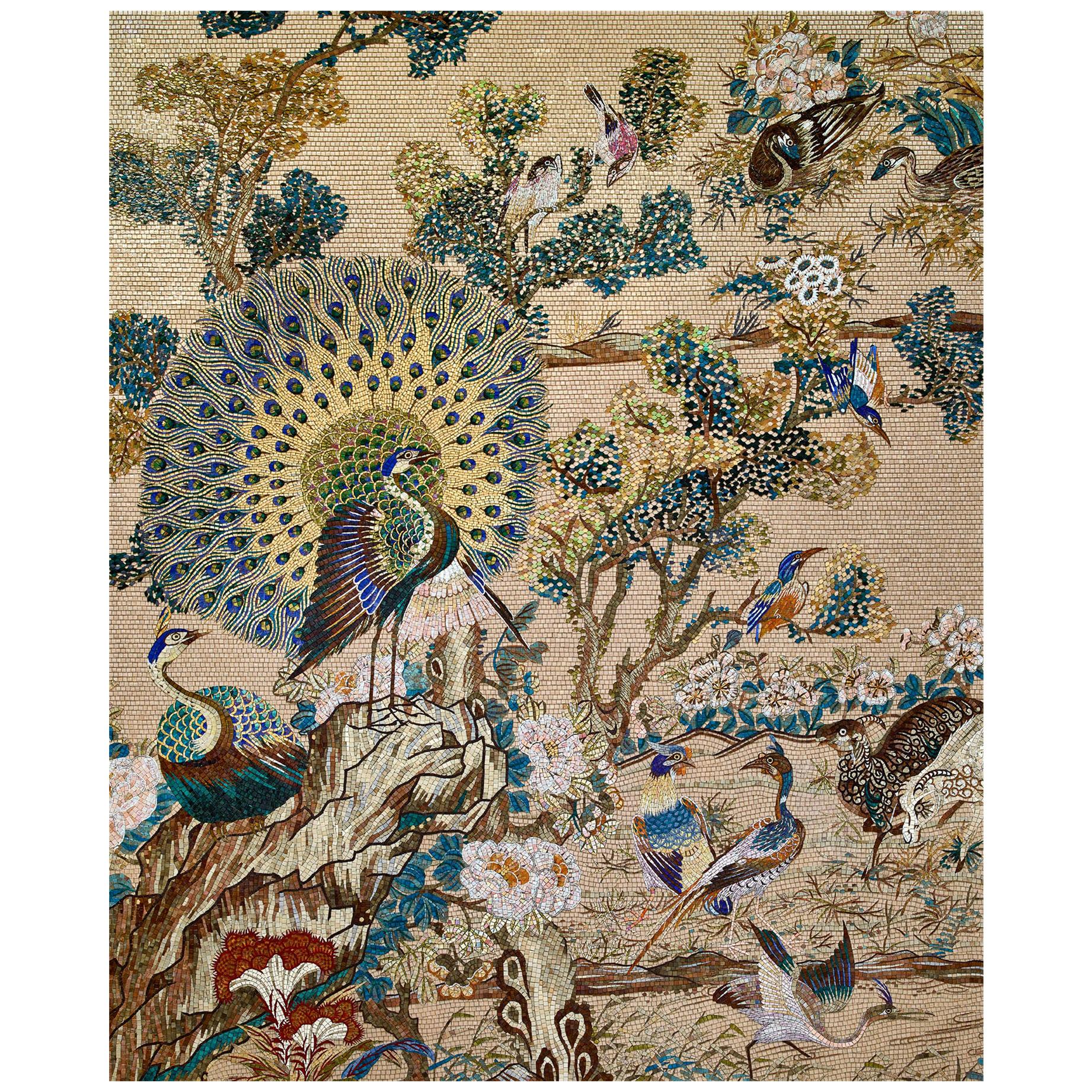 Künstlerisches Mosaik, handgefertigt  Abmessungen und Farben anpassbar