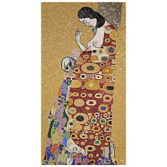 Artistic Mosaic Handmade on Aluminum Panel Dimension and Colors Customizable