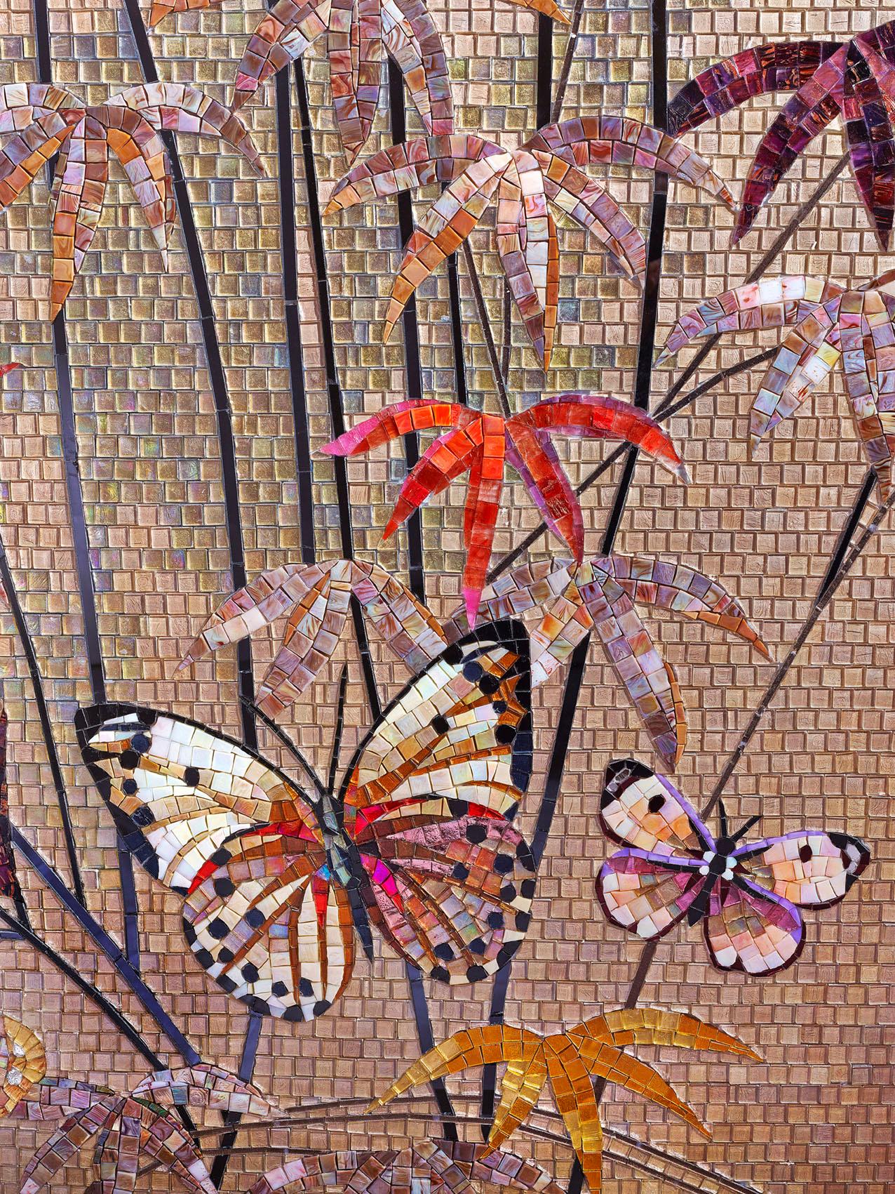 Künstlerisches Mosaik, handgefertigt, Abmessungen und Farben anpassbar im Zustand „Neu“ im Angebot in London, GB