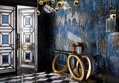 Artistic Mosaic Handmade Glass & Marble Mosaic Customizable