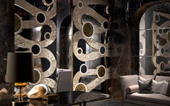 Mosaico Artístico Hecho a Mano Mosaico de Vidrio y Mármol Personalizable