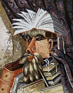 Artistic Mosaic Handmade Portrait Wall Decor Dimension and Colors Customizable