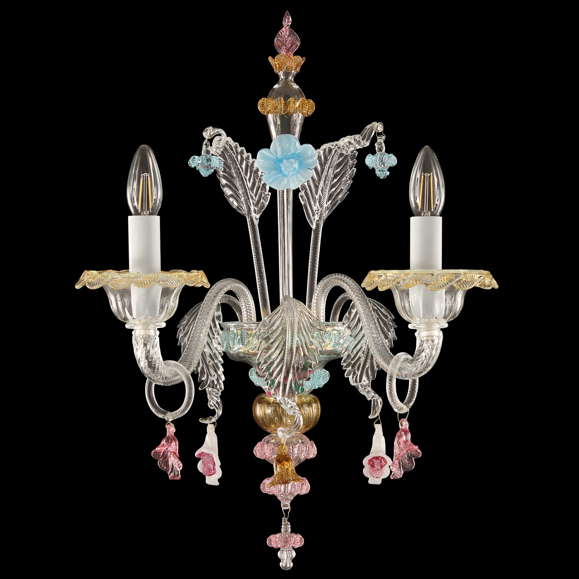 Artistic Murano Rezzonico Kronleuchter 10 Arme Glas Multi-Color von Multiforme (Geblasenes Glas) im Angebot