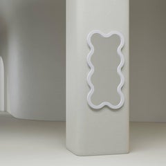 Modern Custom Colour Architectural Narrow Wall Mirror - Hvyli 8 by oitoproducts
