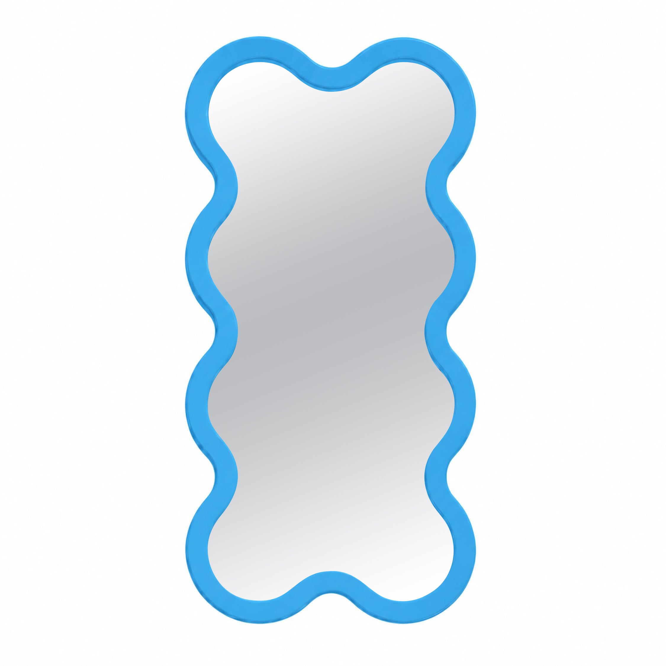 Miroir mural architectural étroit aux couleurs personnalisées et au design moderne - Hvyli 8 par oitoproducts