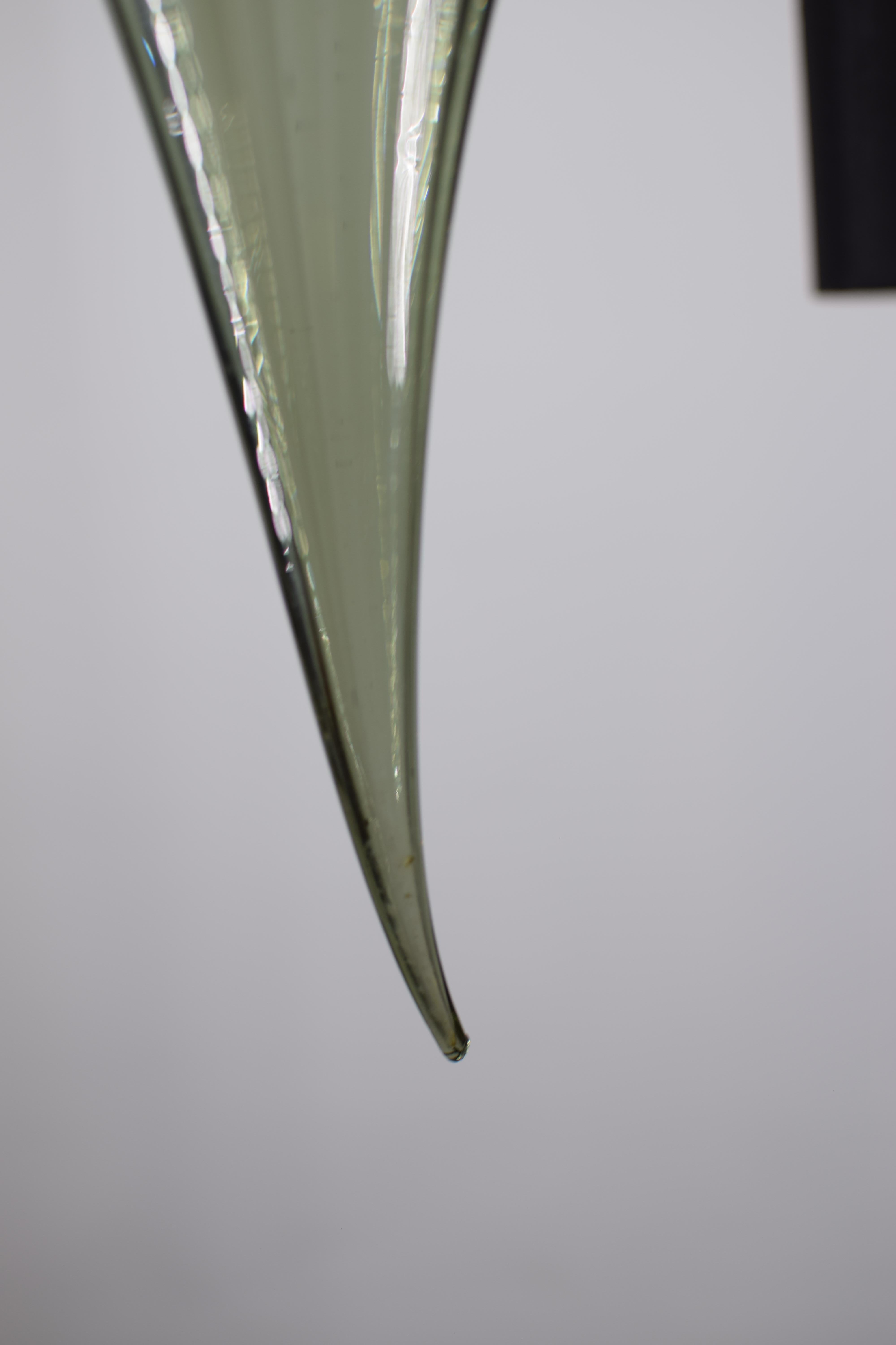 Artistic Pendant 3, Murano Glass, Virgola by Eros Raffael For Sale 8