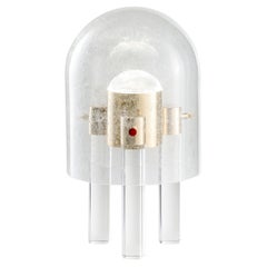 Artistic portable rechargeable table lamp Apollo in Murano Glass by Multiforme