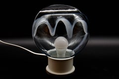 Artistic Post Modern Murano Glass Table Lamp, Mazzega Italy 1970s