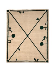 Artistic Rug After Promenade Des Amis, by Diego Giacometti