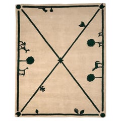 Artistic Rug After Promenade Des Amis, by Diego Giacometti