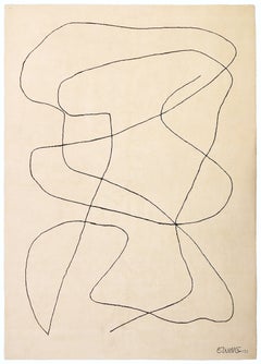 Artistic Rug by DM, "Spirit" - French Wool &Silk Rug