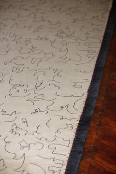 Tapis Artistics by DM - "Surréalisme" -  Tapis français noué à la main, taille L