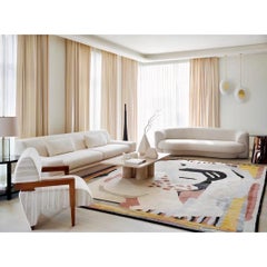 Albert Gleizes, Design No. 40 - French Artistic Rug - Wool and Silk