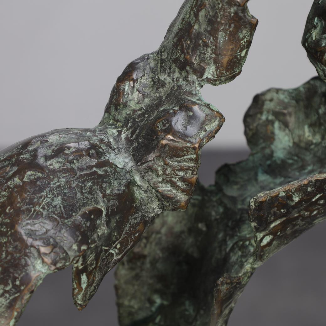 Artistic Sculpture in Bronze – Majestic Cat For Sale 1