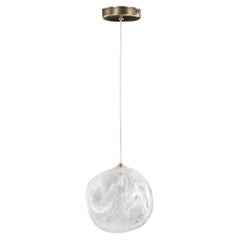 Suspension artistique 1 éclairage, sphère de bulles en verre de Murano Desafinado par Multiforme
