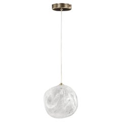 Sospensione artistica a 1 luce, sfera in vetro di Murano Desafinado di Multiforme