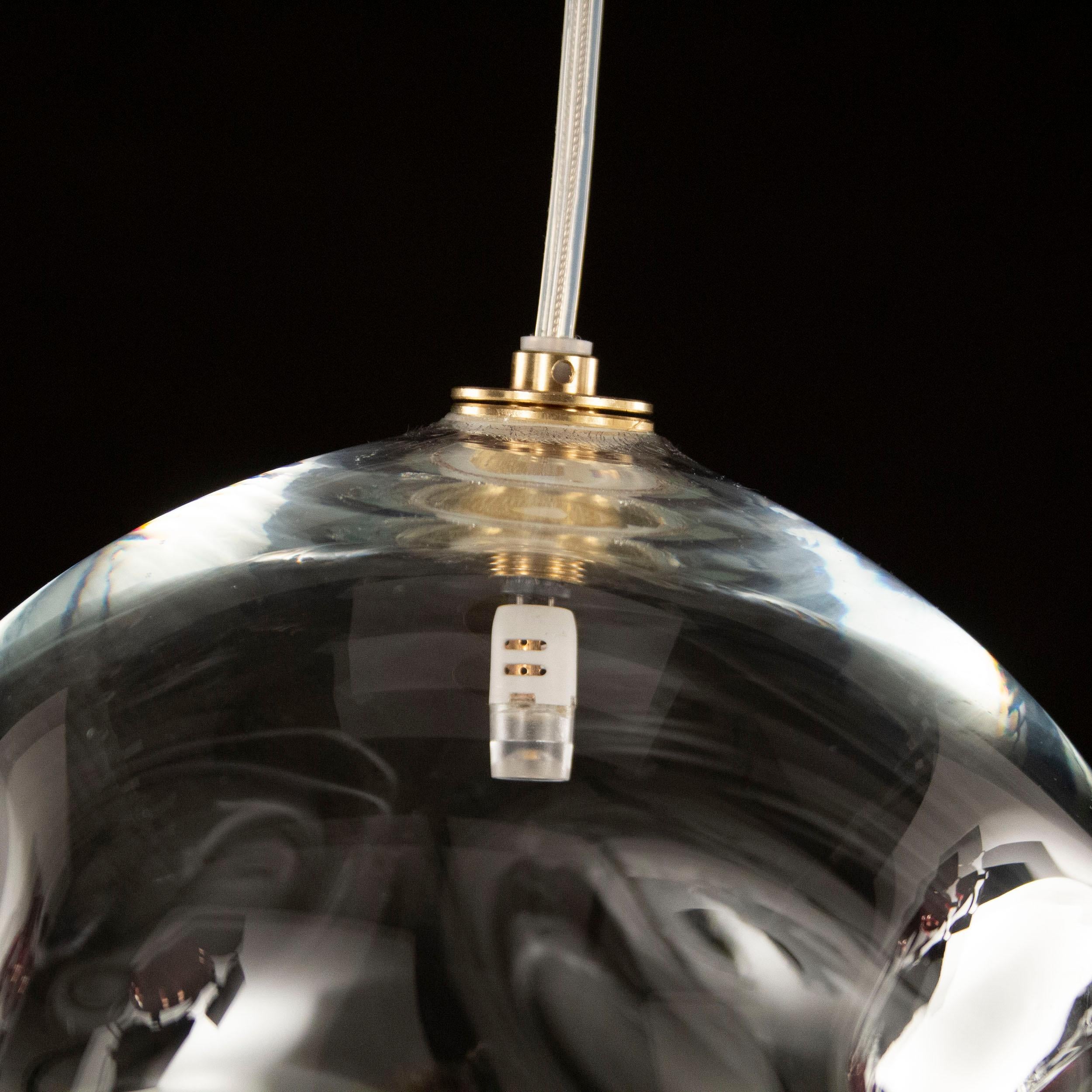 Sospensione artistica a 1 luce, Sfera in vetro di Murano Desafinado da Multiforme In condizioni Nuovo in vendita a Trebaseleghe, IT
