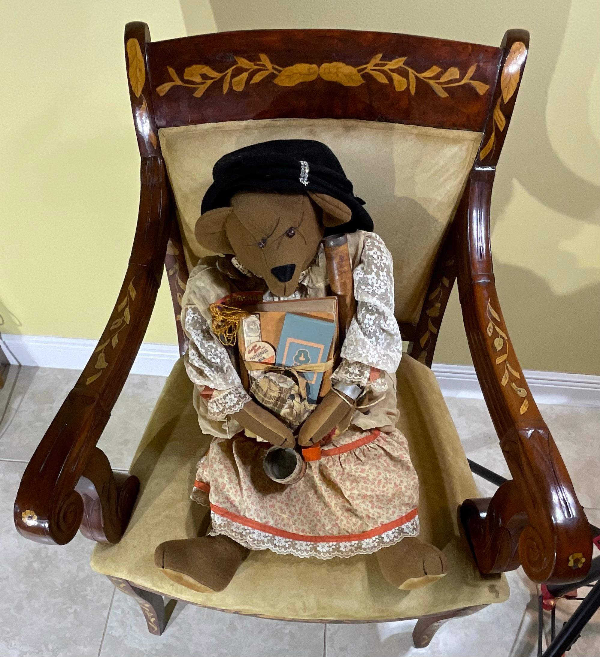 Hand-Crafted Artistic Vintage American Bear. For Sale