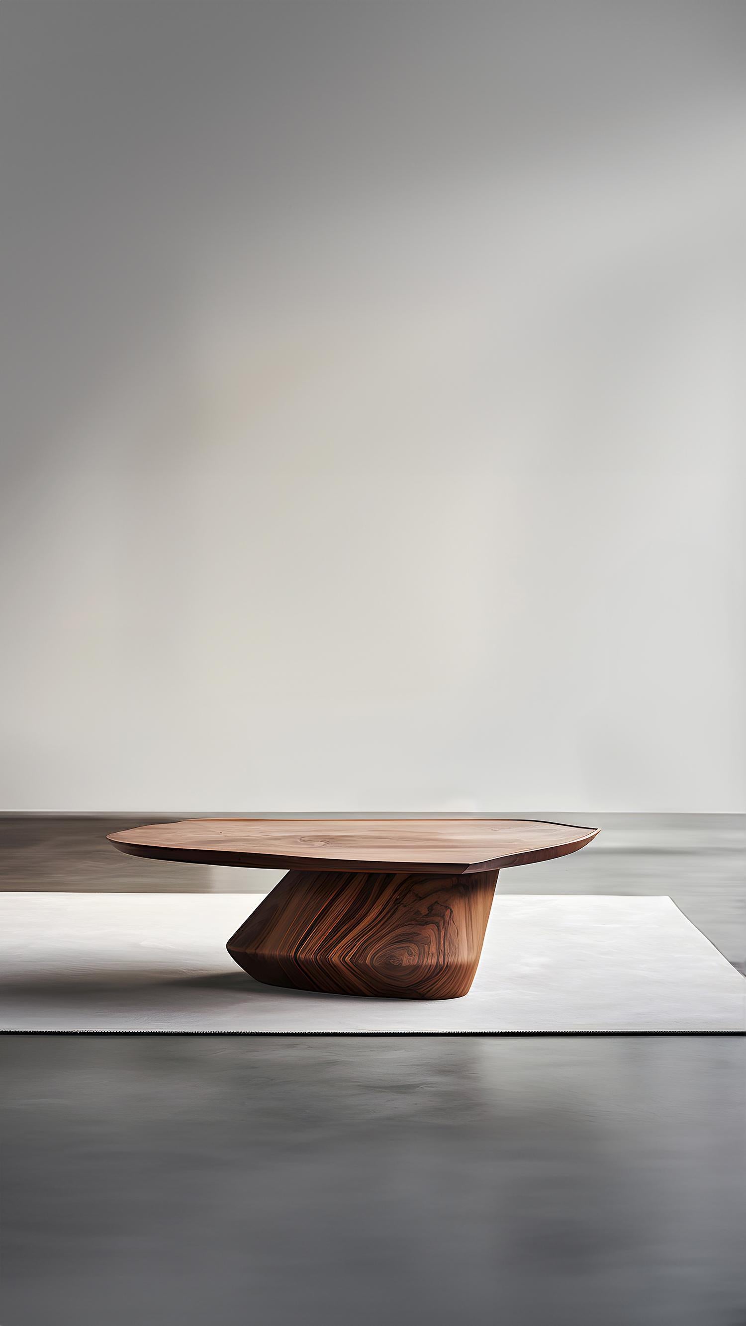 Contemporary Artistic Walnut Solace 32: Joel Escalona Masterpiece with Round Top For Sale