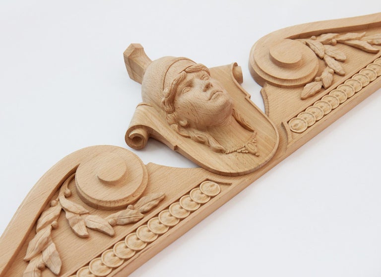 Artistic Wood Onlay for Fireplace, Wall Art For Sale at