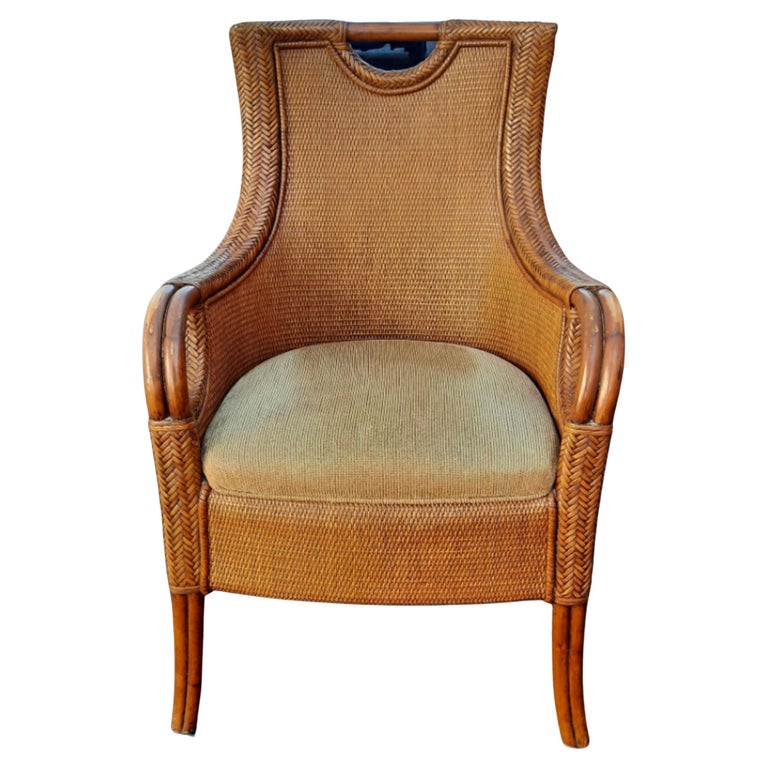 Artistica Home Vintage Rattan and Double Sided Woven Wicker Dining Room