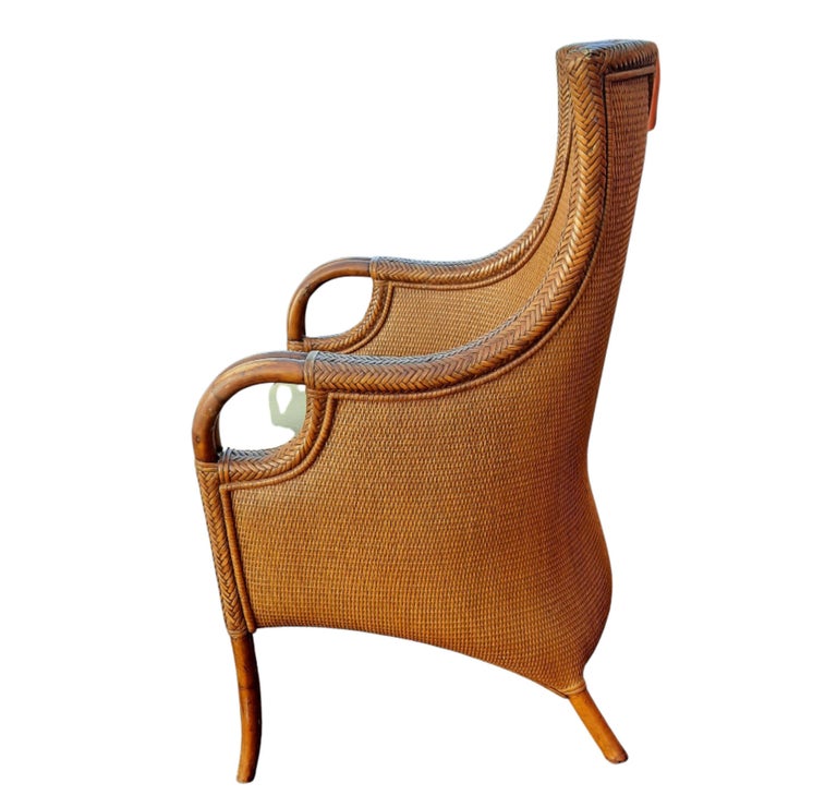 Artistica Home Vintage Rattan and Double Sided Woven Wicker Dining Room