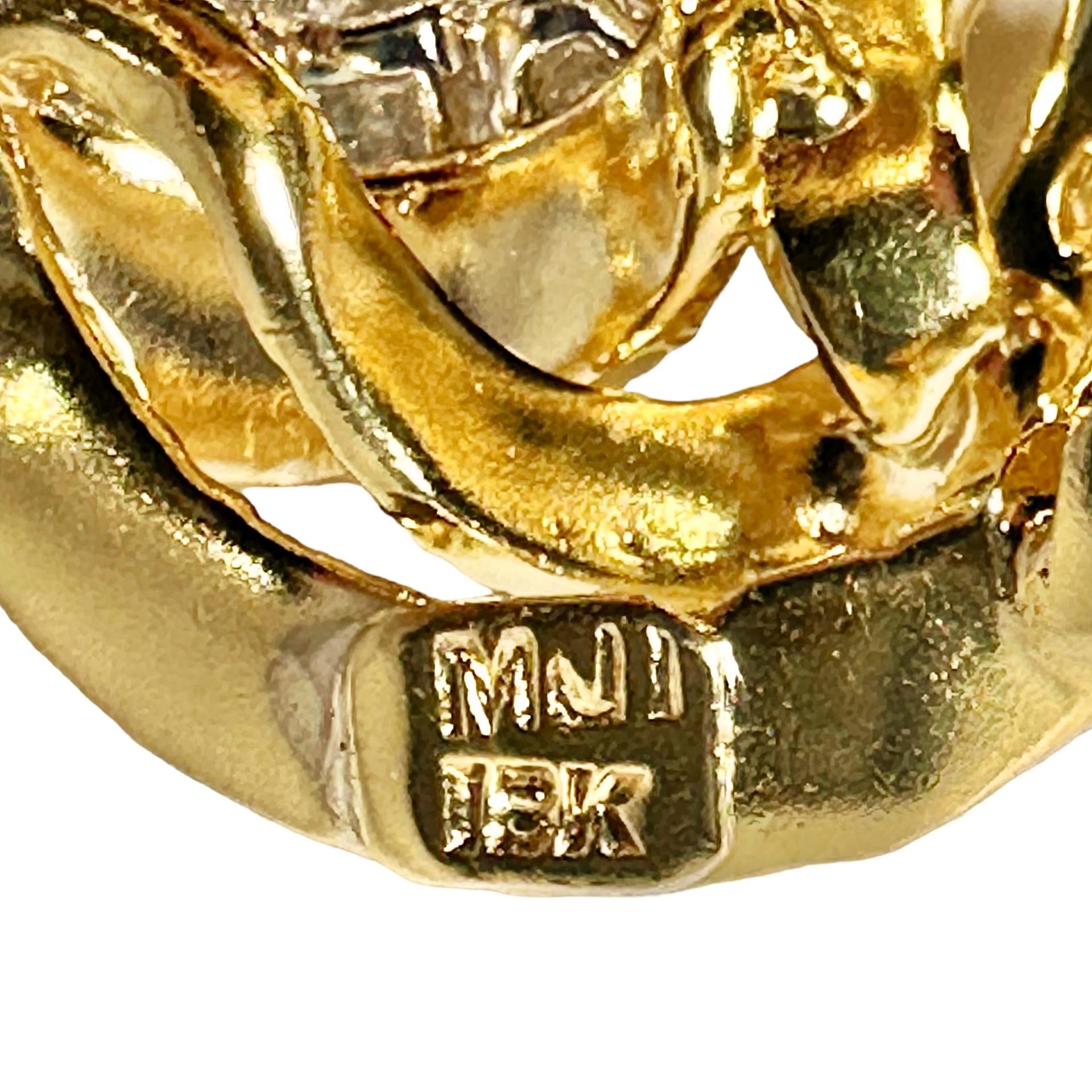 Artistic Textured, 18k Gold, Platin & Diamant Rose Motif Halskette Enhancer Damen im Angebot