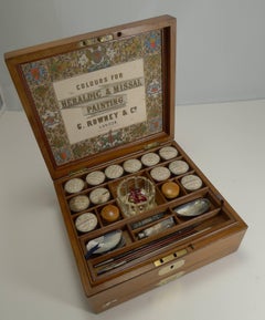 Artist's / Watercolor Box by G. Rowney, circa 1870