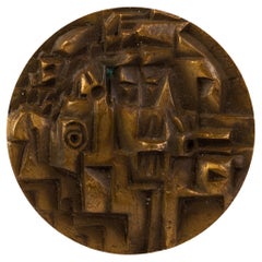 Prix de l'Artistics Bronze Relief Medallion Plaque 
