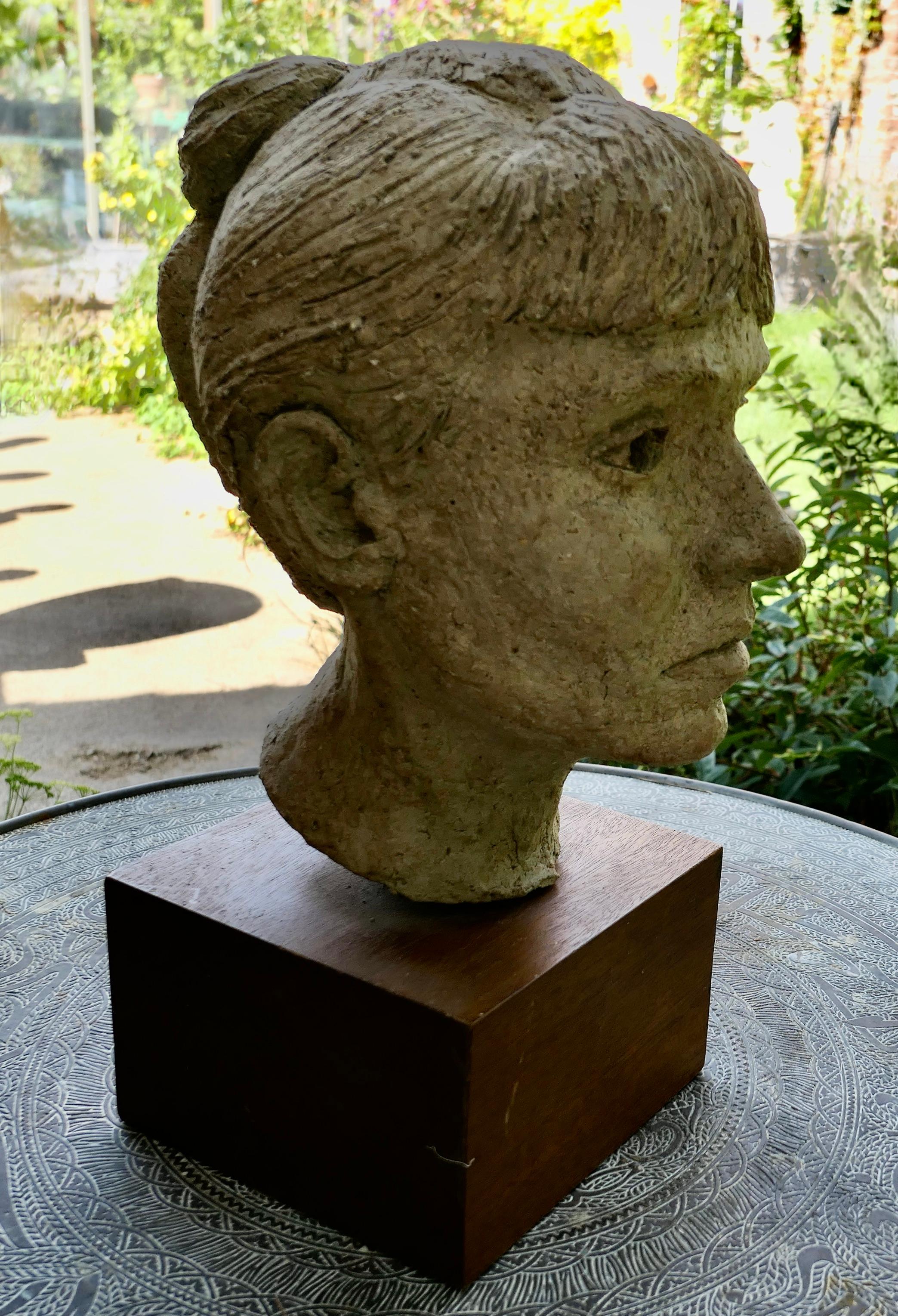 Mid-20th Century   Artist’s Bust of a Woman, not signed    For Sale