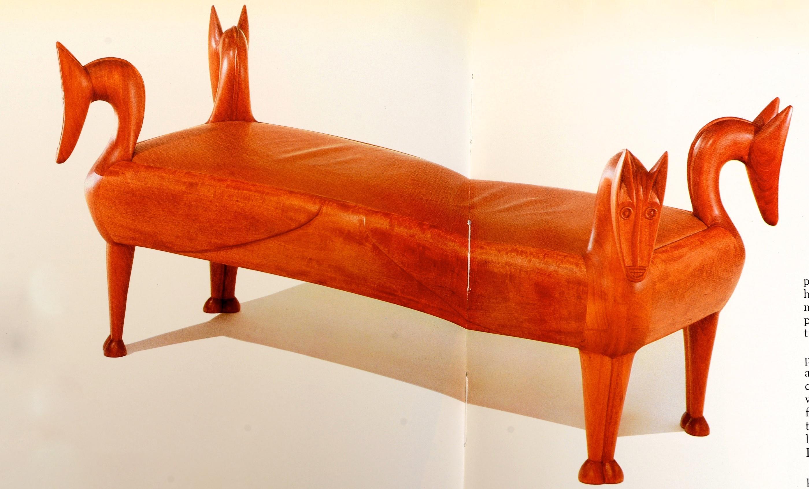 Late 20th Century Artists Design Furniture by Denise Domergue For Sale