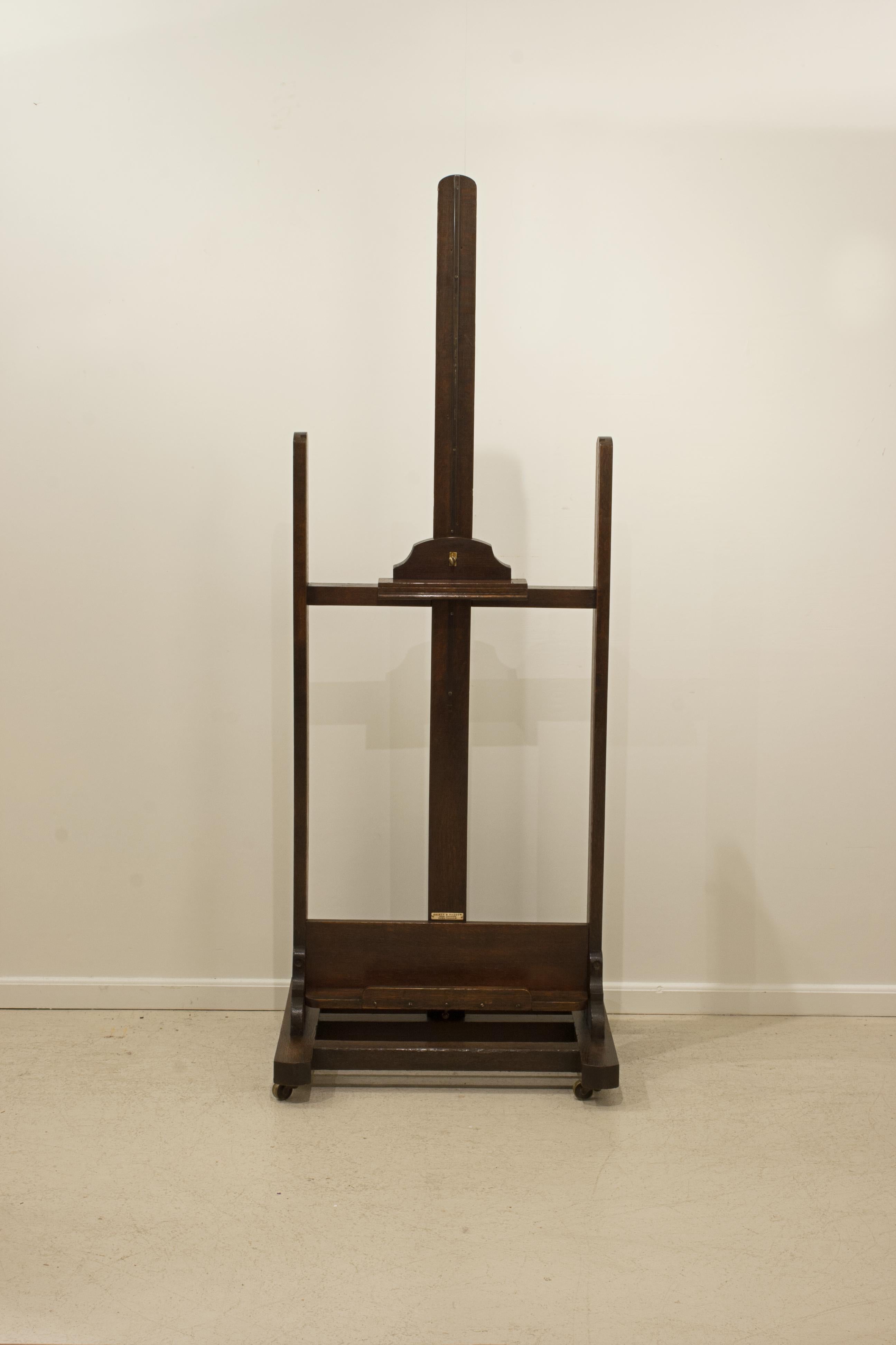English Artists Easel For Sale