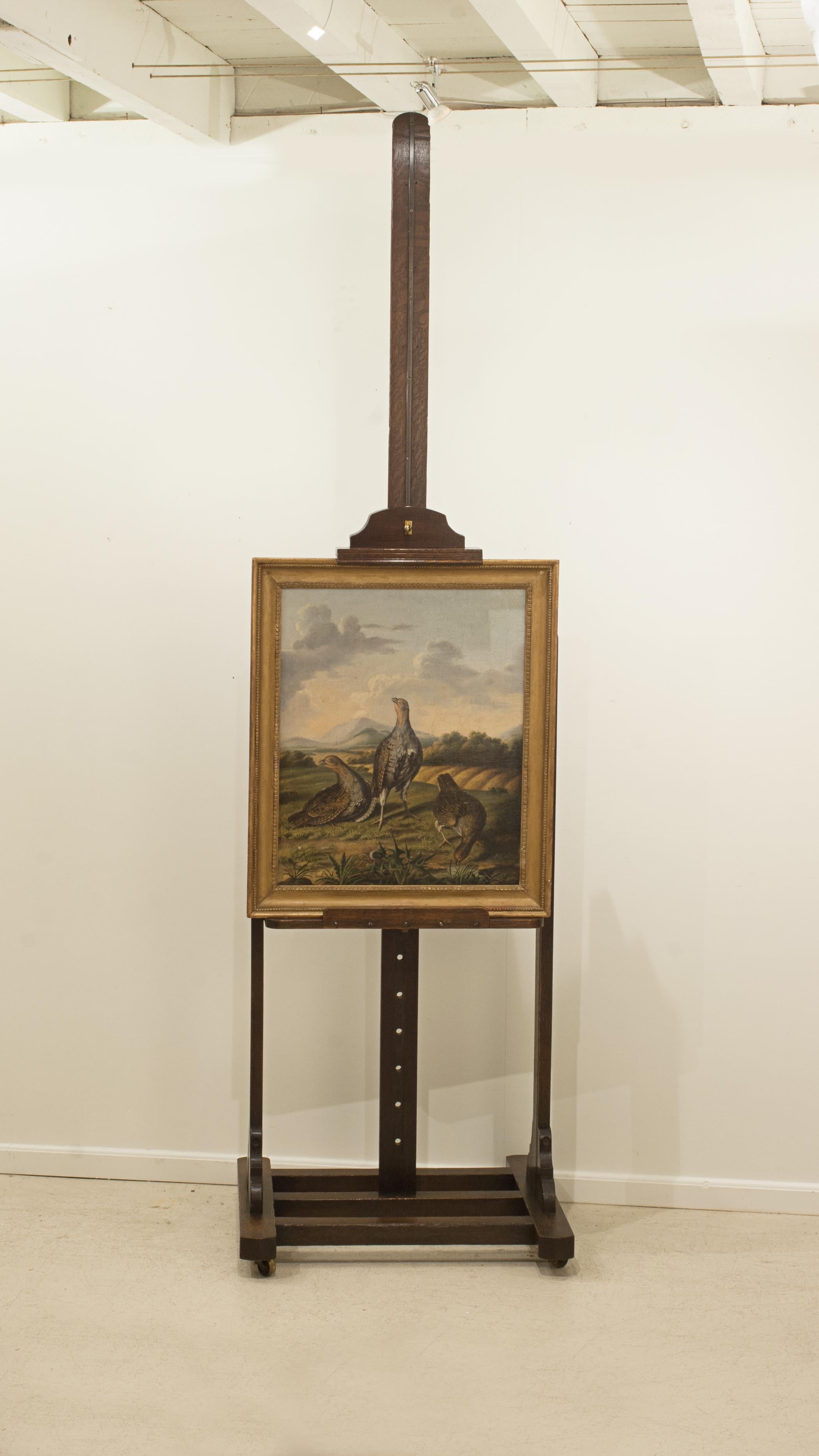 Oak Artists Easel