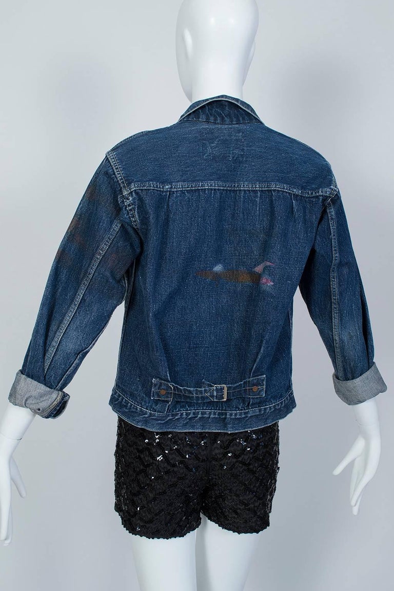 Artist&#39;s Levi Strauss Big E 506XX Type 1 Denim Jacket, 1936 For Sale at 1stdibs