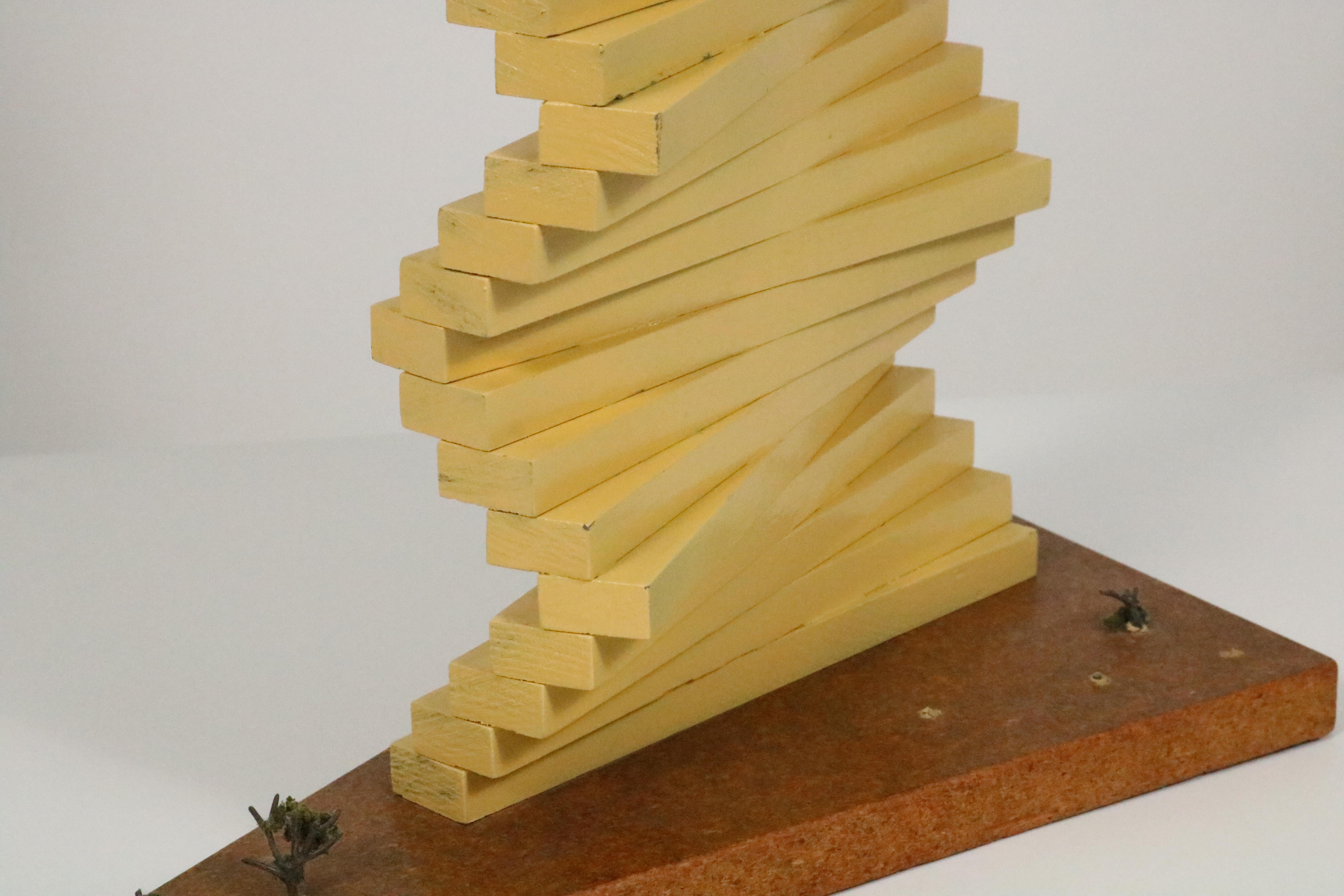 American Artist's Maquette for the Articulated Wall Sculpture by Herbert Bayer