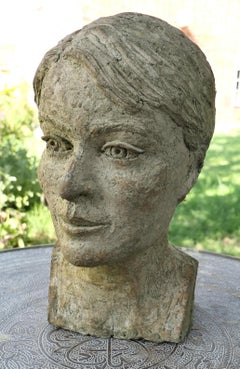 Artist’s Model Bust of a Well Weathered Head, not signed