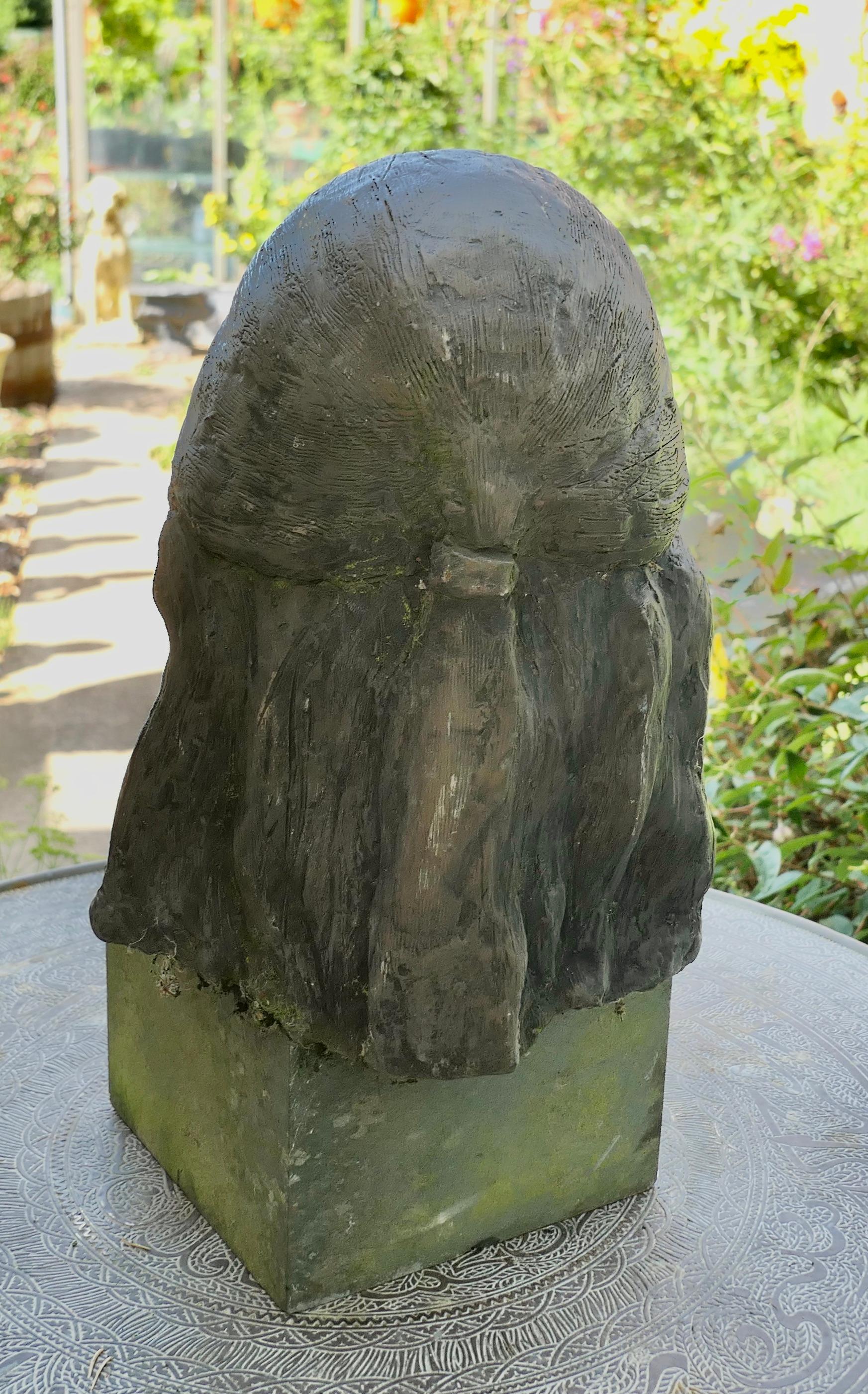 Artist’s Model, Bust of a Young Woman on a Slate Block    For Sale 1