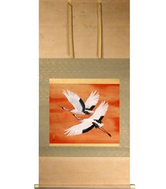 Artists Norikuni Kawamura, Showa Period Scroll Japan 20c Artist Nihonga