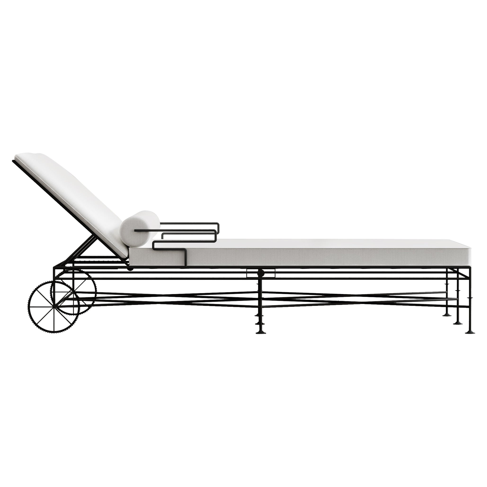 Artizan Chaise Lounge doppia con braccio flottante