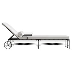 Artizan Chaise Lounge doppia con braccio flottante