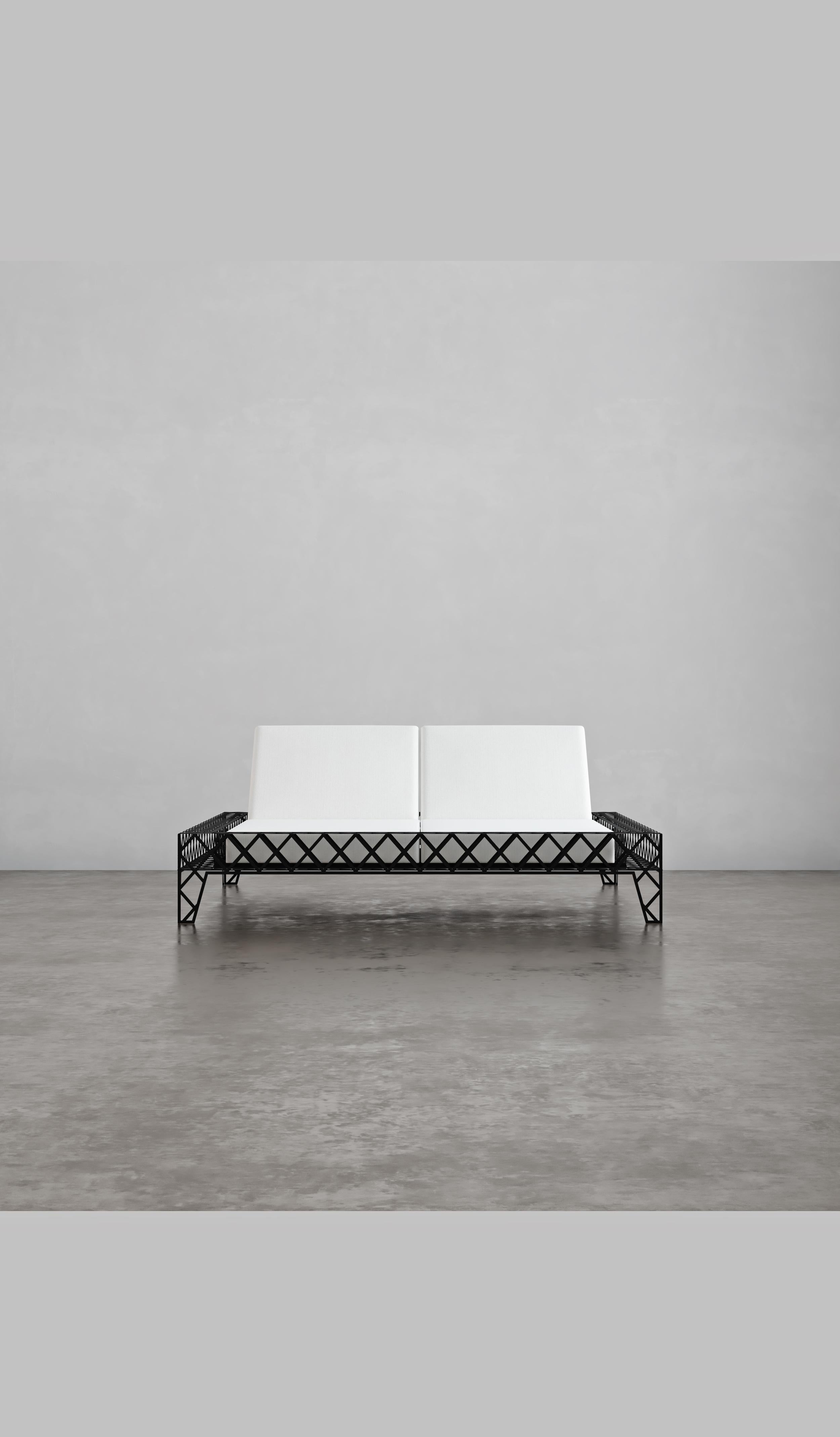 Americano Artizan Chaise Lounge doppia Prism in vendita